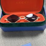 משקפים גוצ׳י מעויין זהב