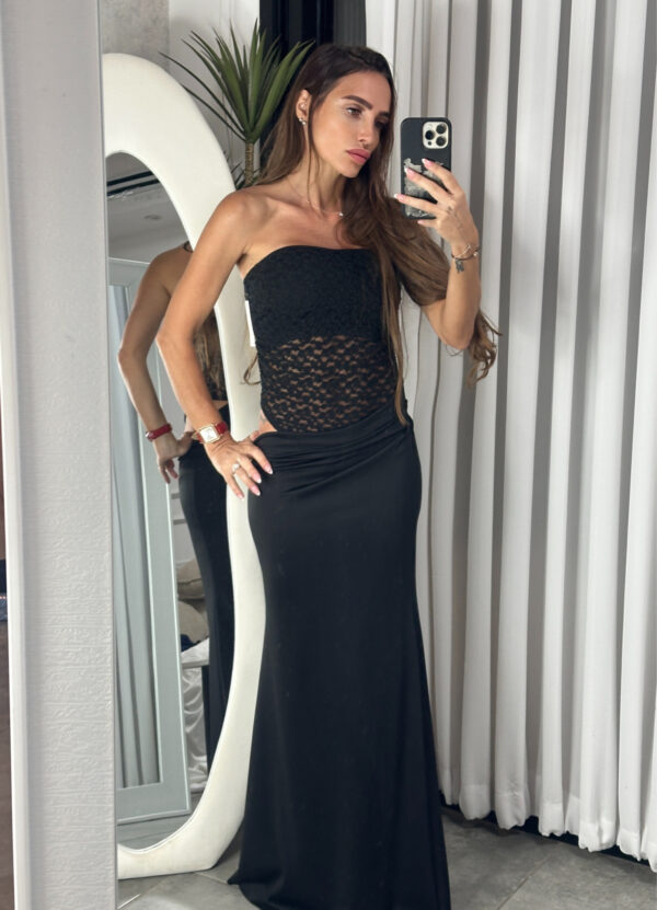 ⁦שמלה סטרפלס ליל⁩ – תמונה ⁦1⁩