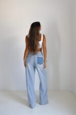 ⁦ג׳ינס  קרע בברך חוט⁩ – תמונה ⁦2⁩