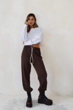 ⁦מכנסי מודל גומי ברגל⁩ – תמונה ⁦2⁩