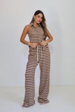 ⁦חליפה וסט פסים⁩ – תמונה ⁦2⁩