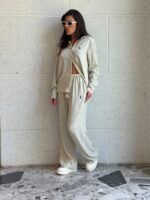 ⁦חליפה מכופתרת פולו פשתן⁩ – תמונה ⁦3⁩