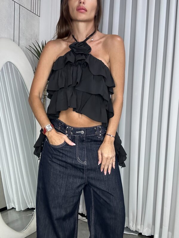 ⁦חולצה קולר מלמלה⁩ – תמונה ⁦1⁩