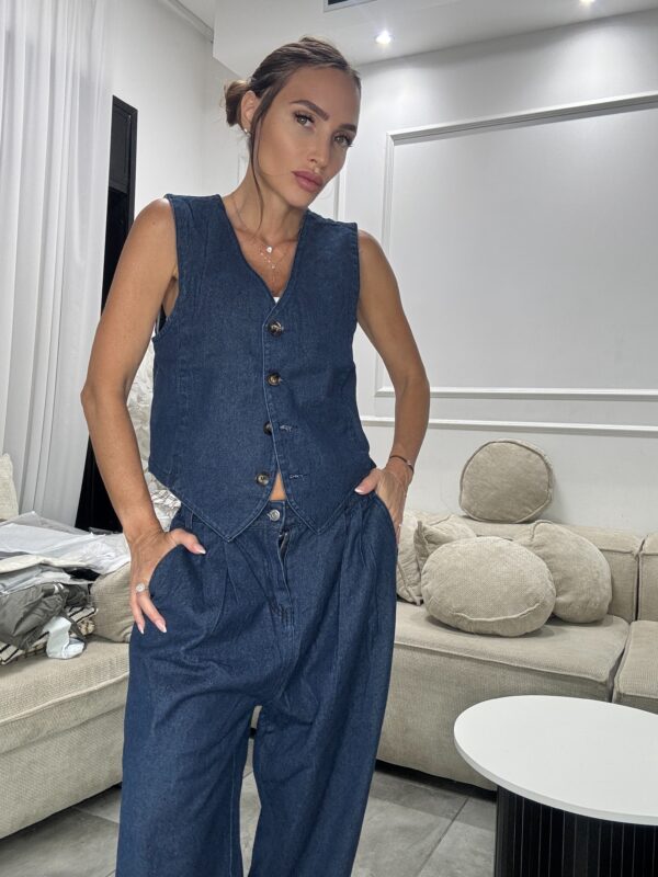 ⁦חליפה וסט גינס⁩ – תמונה ⁦1⁩