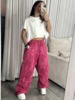 ⁦מכנס דגמ״ח מנומר  אפור⁩ – תמונה ⁦3⁩