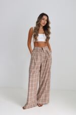 ⁦מכנס משובץ ערב⁩ – תמונה ⁦3⁩