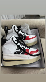 ⁦נעל R13 ספורט עקב לבן⁩ – תמונה ⁦3⁩