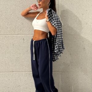 מכנס גומי כחול