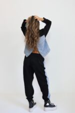 ⁦חליפה רוכסן בגב גינס⁩ – תמונה ⁦2⁩