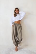 ⁦מכנס סטון וואש בלון⁩ – תמונה ⁦4⁩