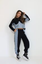 חליפה רוכסן בגב גינס