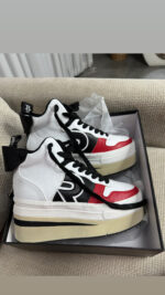 נעל R13 ספורט עקב לבן