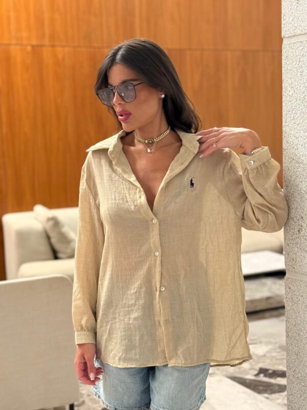 ⁦חולצה פולו מכופתרת⁩ – תמונה ⁦3⁩