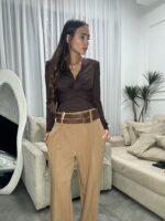 ⁦מכנס עם 2 חגורות⁩ – תמונה ⁦3⁩