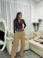 מכנס עם 2 חגורות