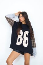 ⁦חולצה מספר שחור⁩ – תמונה ⁦2⁩