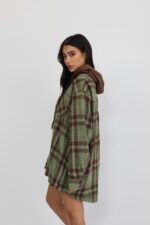 ⁦גקט משבצות זוהר⁩ – תמונה ⁦2⁩