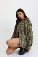 ⁦גקט משבצות זוהר⁩ – תמונה ⁦4⁩