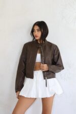 גקט עור נויה