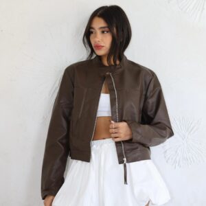 גקט עור נויה