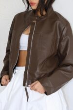 ⁦גקט עור נויה⁩ – תמונה ⁦4⁩