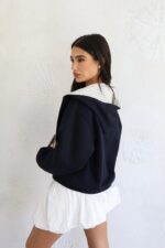 ⁦חולצה  מייגן כחול⁩ – תמונה ⁦2⁩