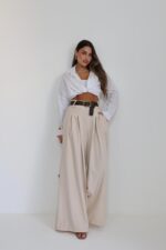 ⁦מכנס פנס עם חגורה⁩ – תמונה ⁦2⁩