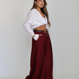 מכנס פנס עם חגורה