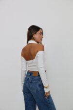 ⁦חולצה שונה צווארון⁩ – תמונה ⁦2⁩
