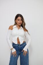 ⁦חולצה שונה צווארון⁩ – תמונה ⁦3⁩