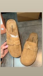 ⁦נעל כפכף סגור פלטפורמה גבוה⁩ – תמונה ⁦2⁩