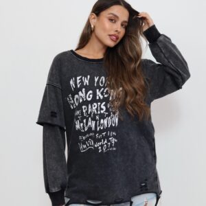 חולצה שרוול סטון