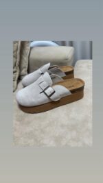 ⁦נעל כפכף סגור פלטפורמה גבוה⁩ – תמונה ⁦3⁩