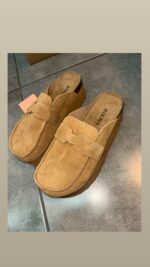 נעל כפכף סגור פלטפורמה גבוה