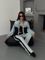 חליפה פוטר ג׳ינס ג׳קט קצר