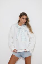 חולצה פוטר עם צעיף קפוצון