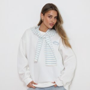 חולצה פוטר עם צעיף קפוצון