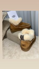 ⁦מגף האג קצר עם תיפורים אינדיאני⁩ – תמונה ⁦5⁩