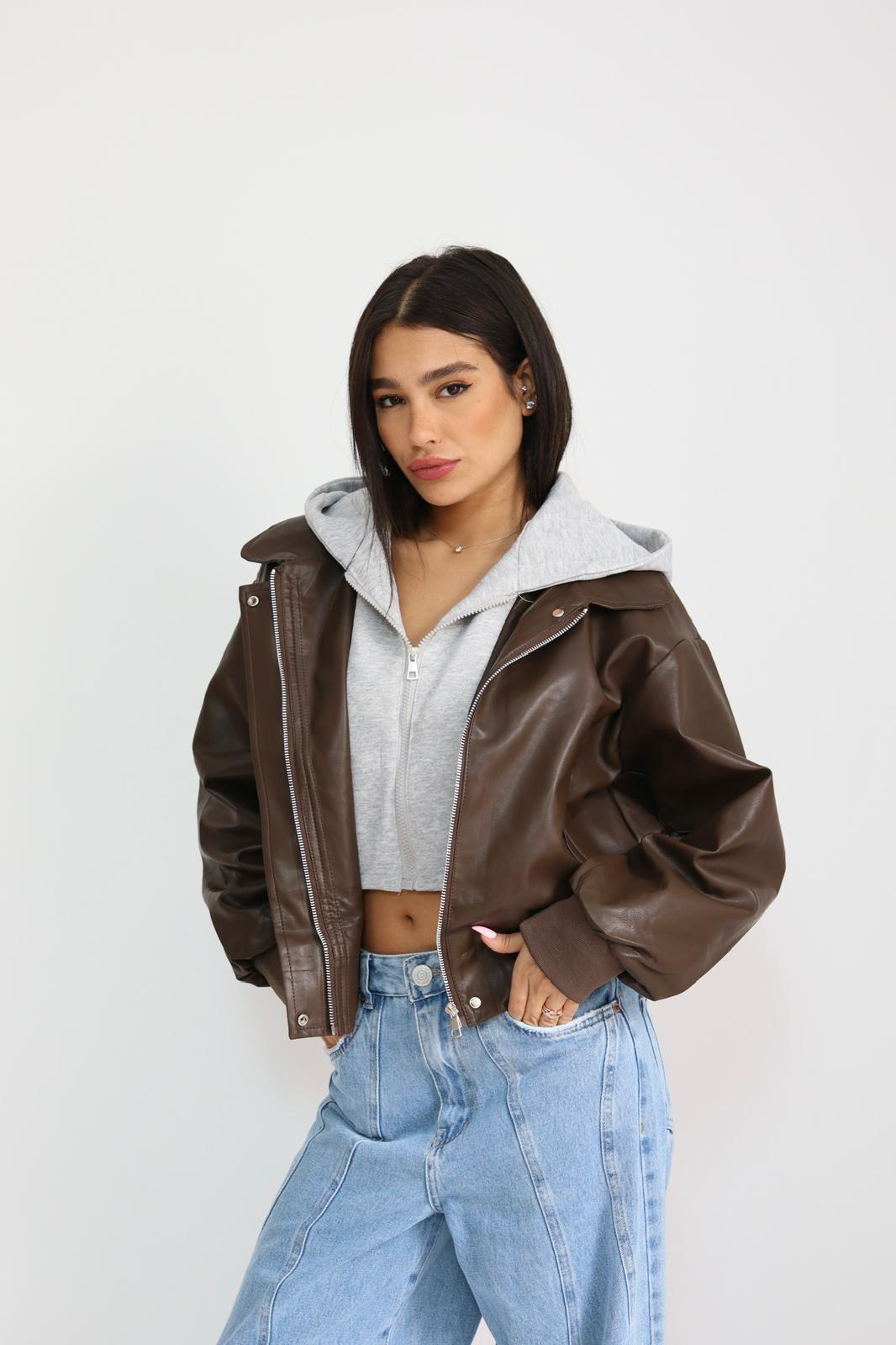 IMG_1861 גקט עור מחובר לפוטר – תמונה 1