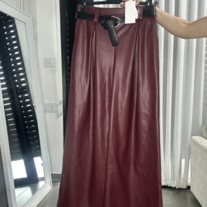 מכנס פנס עור