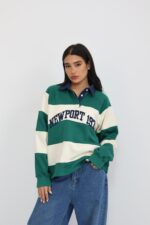 ⁦חולצה פסים פולו⁩ – תמונה ⁦2⁩