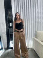 ⁦מכנס לוז עור⁩ – תמונה ⁦9⁩