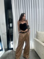 ⁦מכנס לוז עור⁩ – תמונה ⁦7⁩