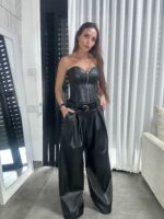 ⁦מכנס לוז עור⁩ – תמונה ⁦4⁩