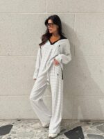 חליפה פולו פסים