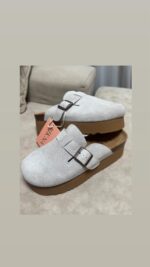 ⁦נעל כפכף סגור פלטפורמה גבוה⁩ – תמונה ⁦2⁩