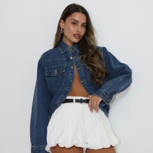 גקט חולצת  גינס קצר