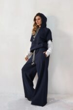 ⁦חליפה שילוב פוטר קפוצ׳ון⁩ – תמונה ⁦2⁩