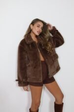 ⁦גקט פרווה רצועה⁩ – תמונה ⁦3⁩