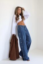 ג׳ינס כפתורים